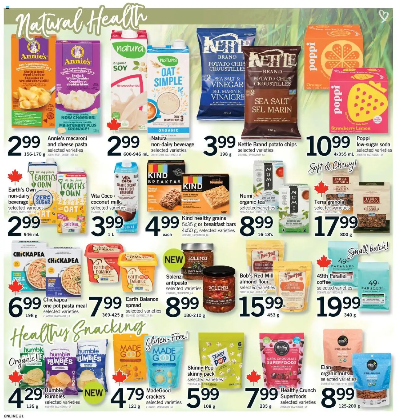 Fortinos flyer valid from 16.10.2025 | Page: 20 | Products: Tea, Nuts, Kettle, Chocolate