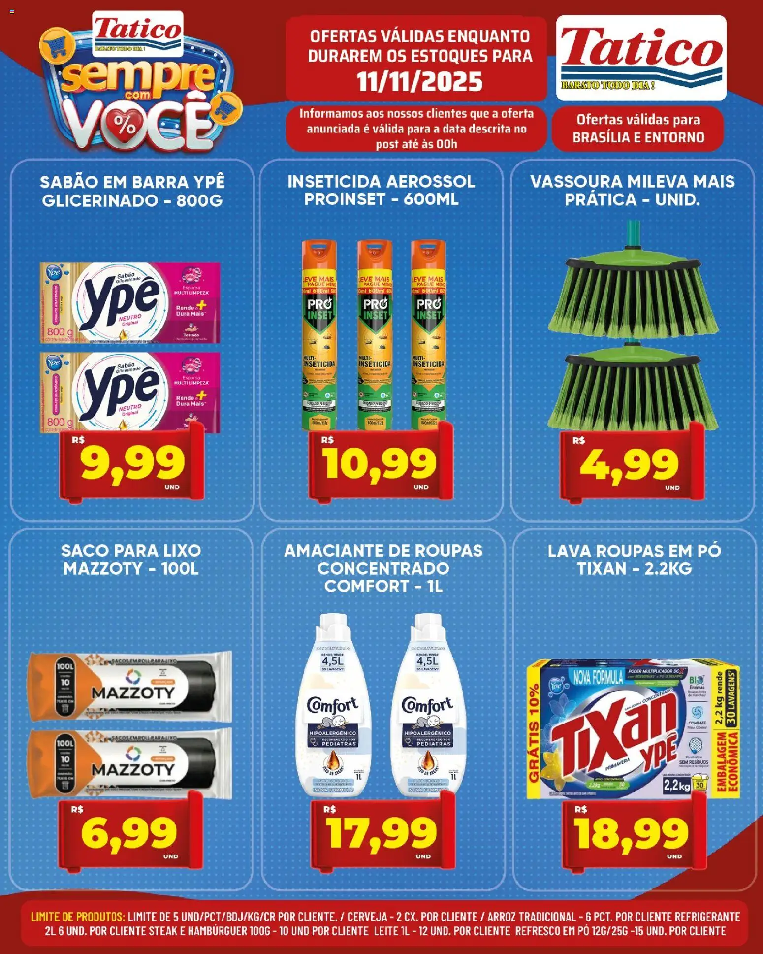 Tatico Folheto - válido de 12.11.2025 | Página: 30 | Produtos: Refresco, Sabão, Amaciante de roupas, Leite