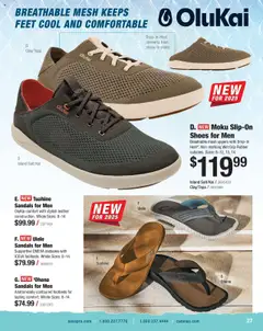 Preview of Cabela's weekly ads valid from 01.01.2025 | Page: 27 | Products: Sandals