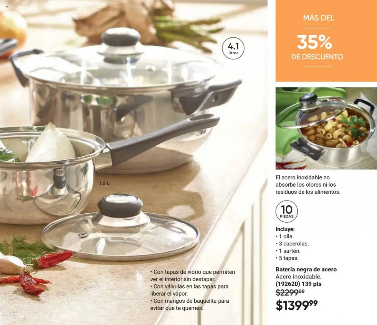 Nuevas ofertas de AVON válidas en toda la República Mexicana desde el 09.10.2025. ¡Encuentra las mejores ofertas en AVON - Casa & Estilo 16 2025! | Página: 75 | Productos: Té, Batería