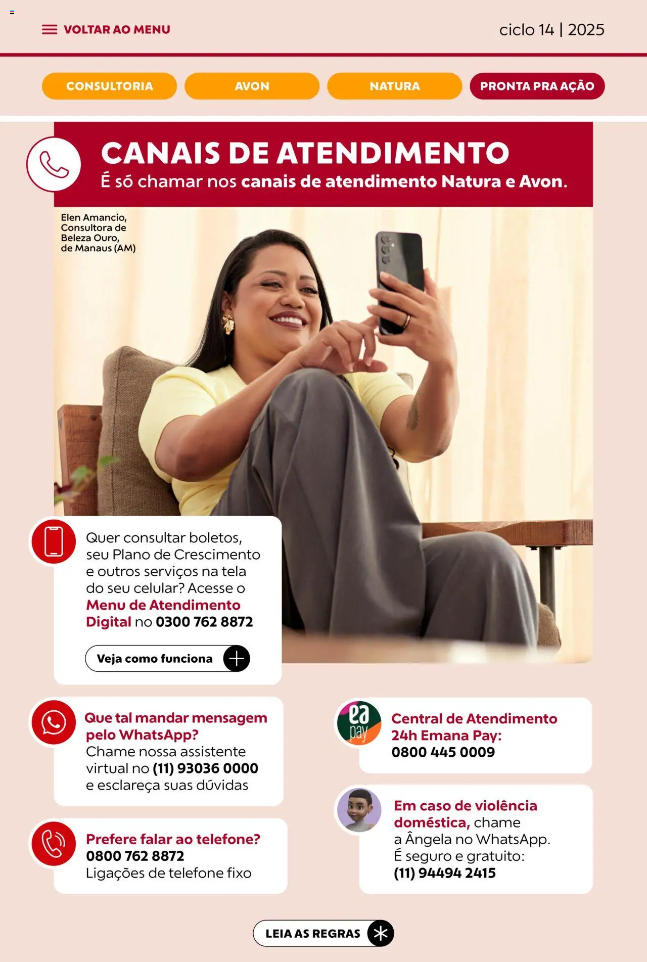 Avon Folheto - válido de 13.08.2025 | Página: 51 | Produtos: Celular, Tela, Telefone