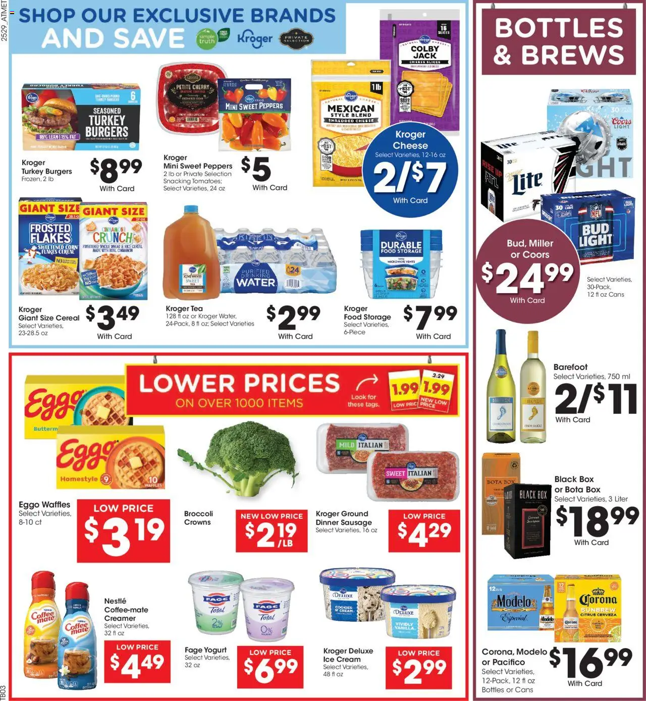 Kroger Weekly Ad - valid from 20.08.2025 | Page: 7 | Products: Broccoli, Crowns, Yogurt, Tea