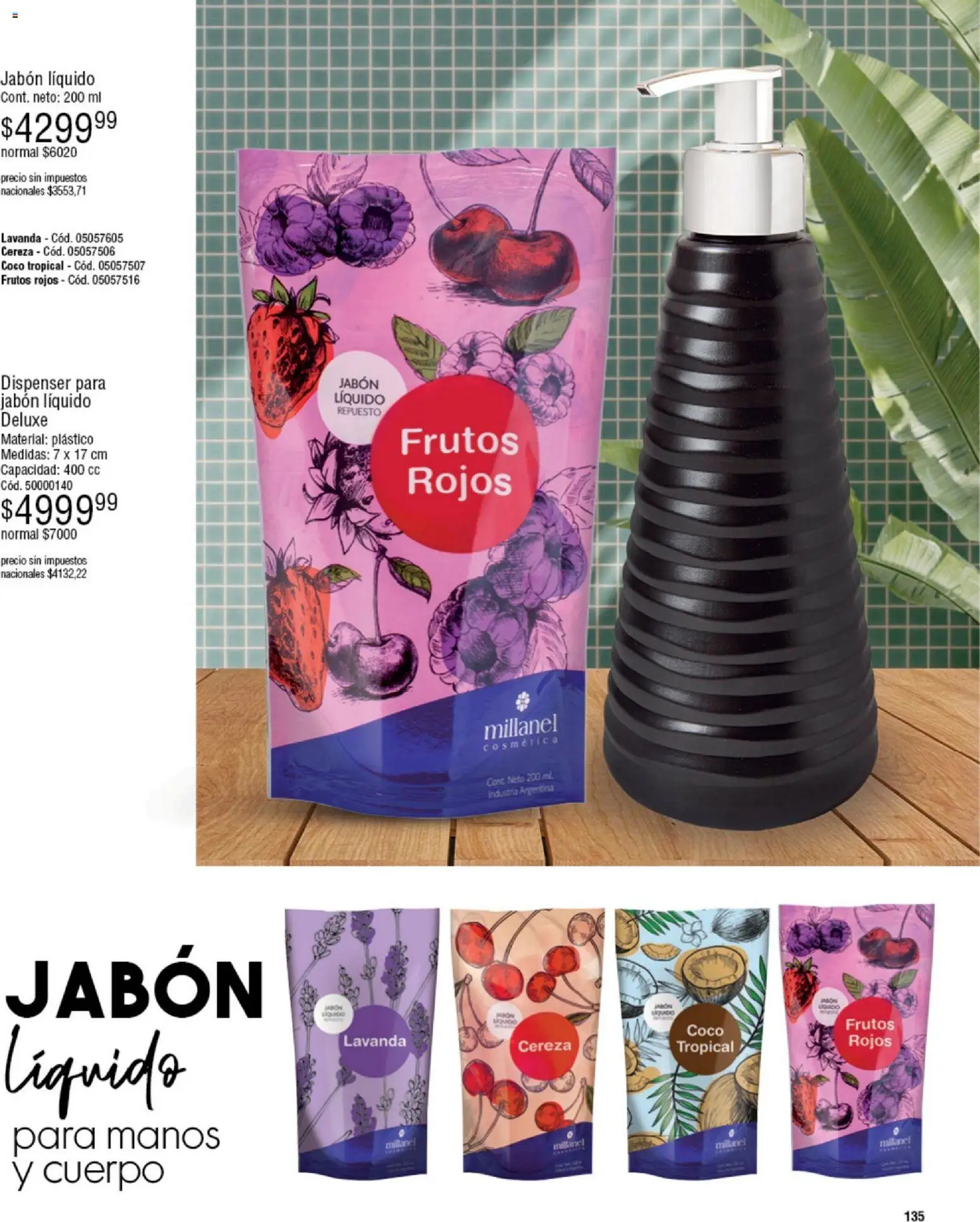 Millanel - Catálogo │ válido desde el 08.12.2025 | Página: 159 | Productos: Jabón líquido, Jabón