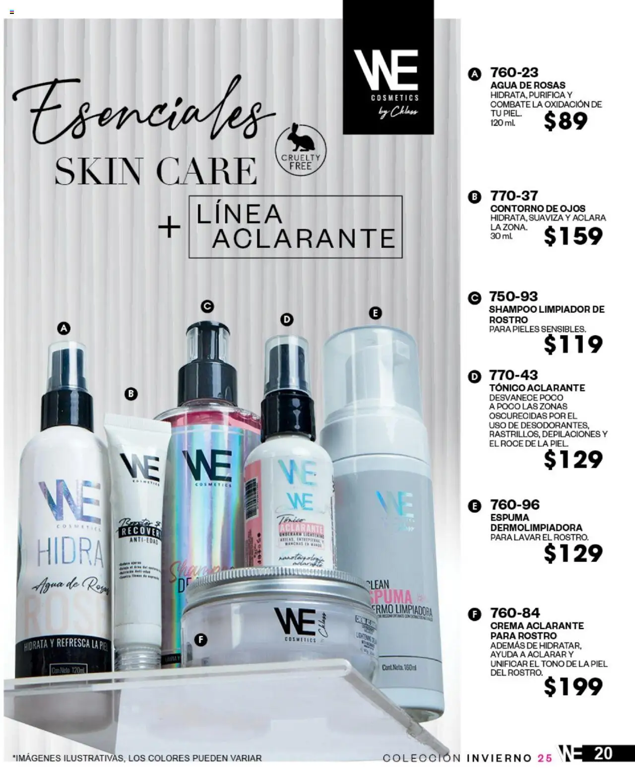 Nuevas ofertas de Cklass válidas en toda la República Mexicana desde el 15.09.2025. ¡Encuentra las mejores ofertas en Cklass - Catálogo Home Invierno ! | Página: 90 | Productos: Contorno de ojos, Crema, Espuma, Aclarante