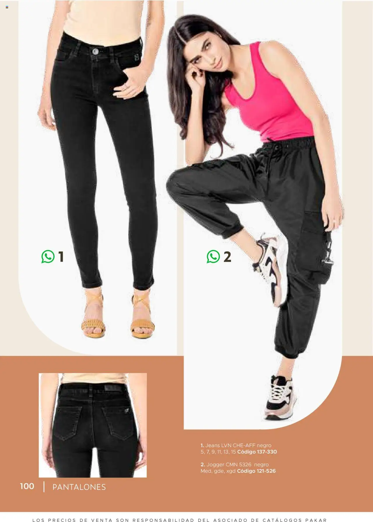 Nuevas ofertas de SC Pakar válidas en toda la República Mexicana desde el 24.07.2025. ¡Encuentra las mejores ofertas en SC Pakar Catálogo Ropa y Accesorios! | Página: 100 | Productos: Pantalones