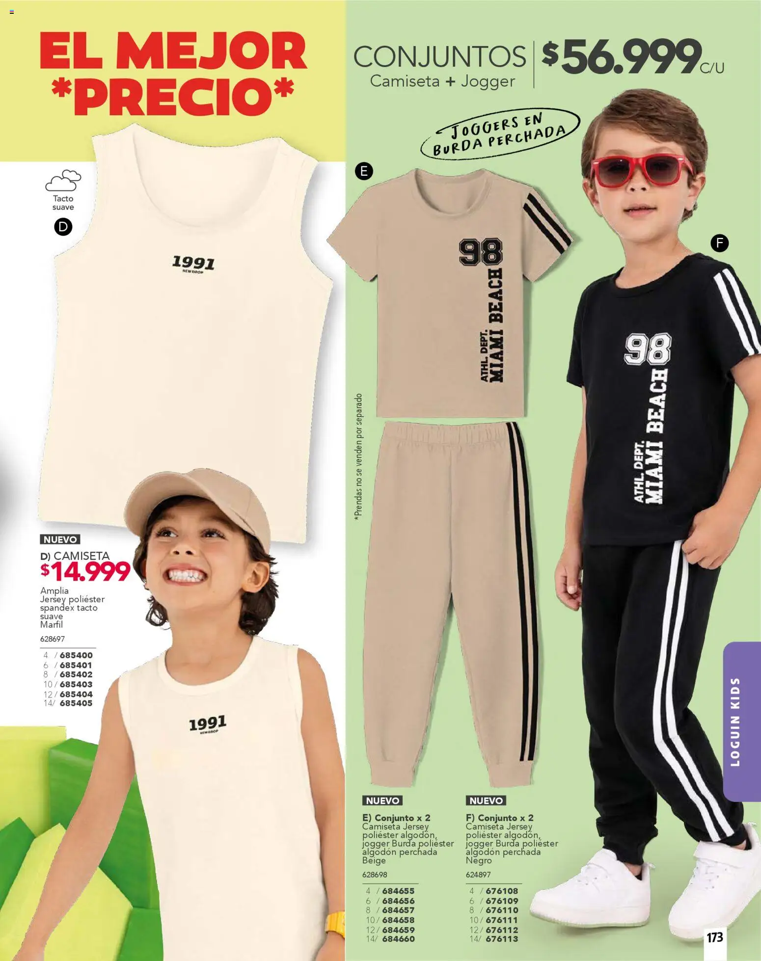 Carmel revista - valida desde el 01.01.2026 | Página: 173 | Productos: Algodón, Camiseta, Conjunto