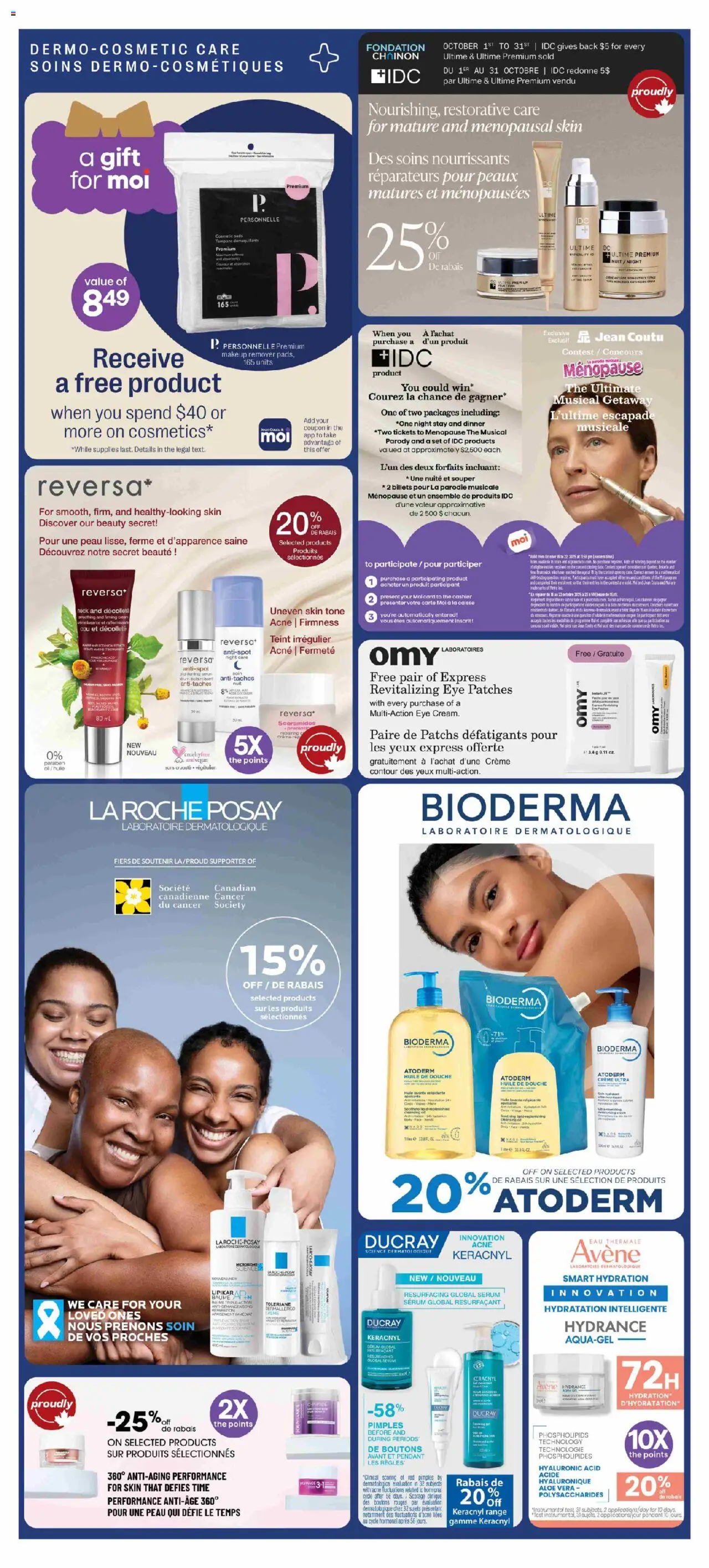Jean Coutu flyer valid from 16.10.2025 | Page: 7 | Products: Jeans, Makeup remover, Oil
