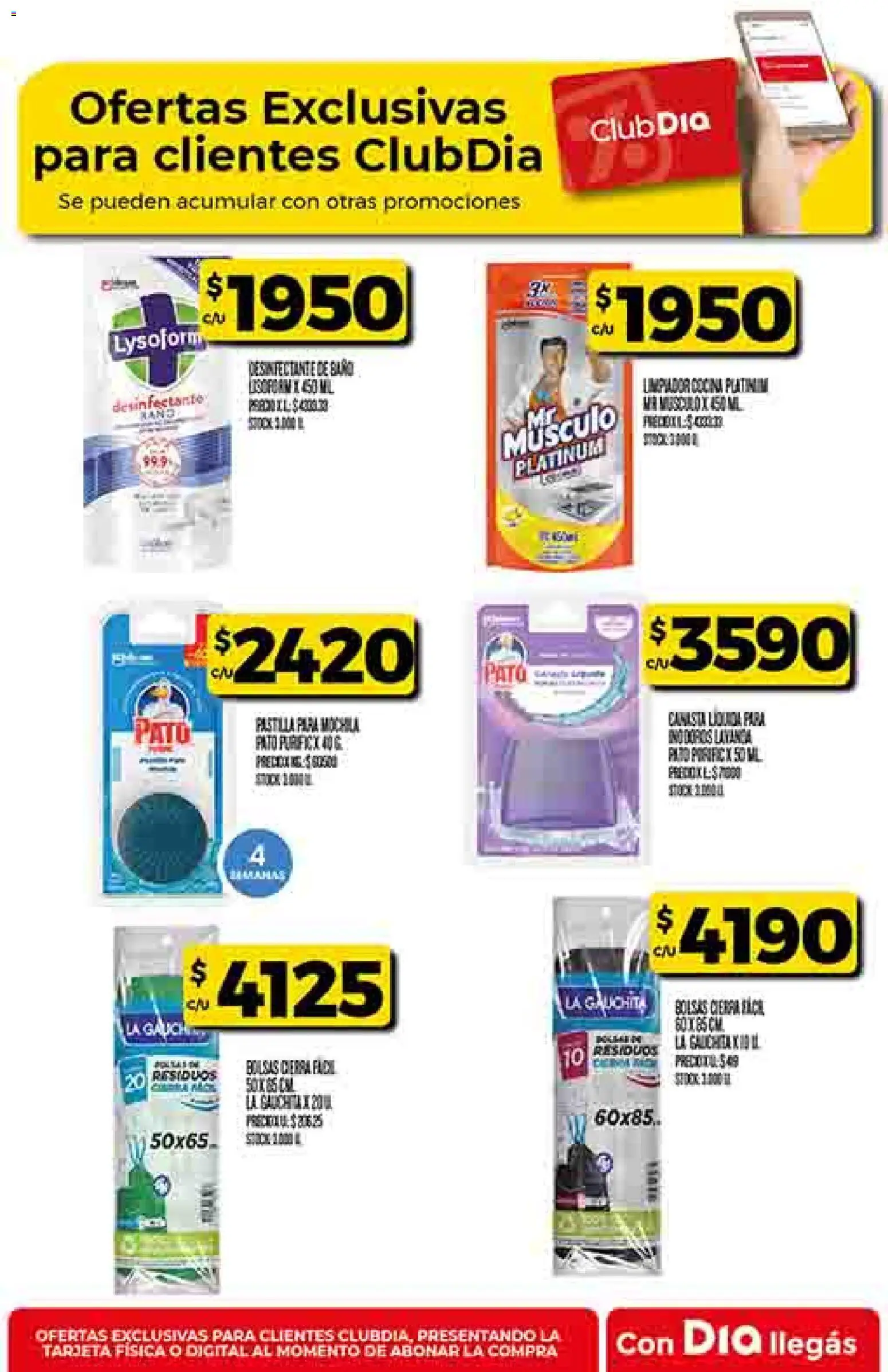 Supermercado DIA Ofertas │ válido desde el 04.03.2026 | Página: 57 | Productos: Desinfectante, Cocina, Mochila, Canasta