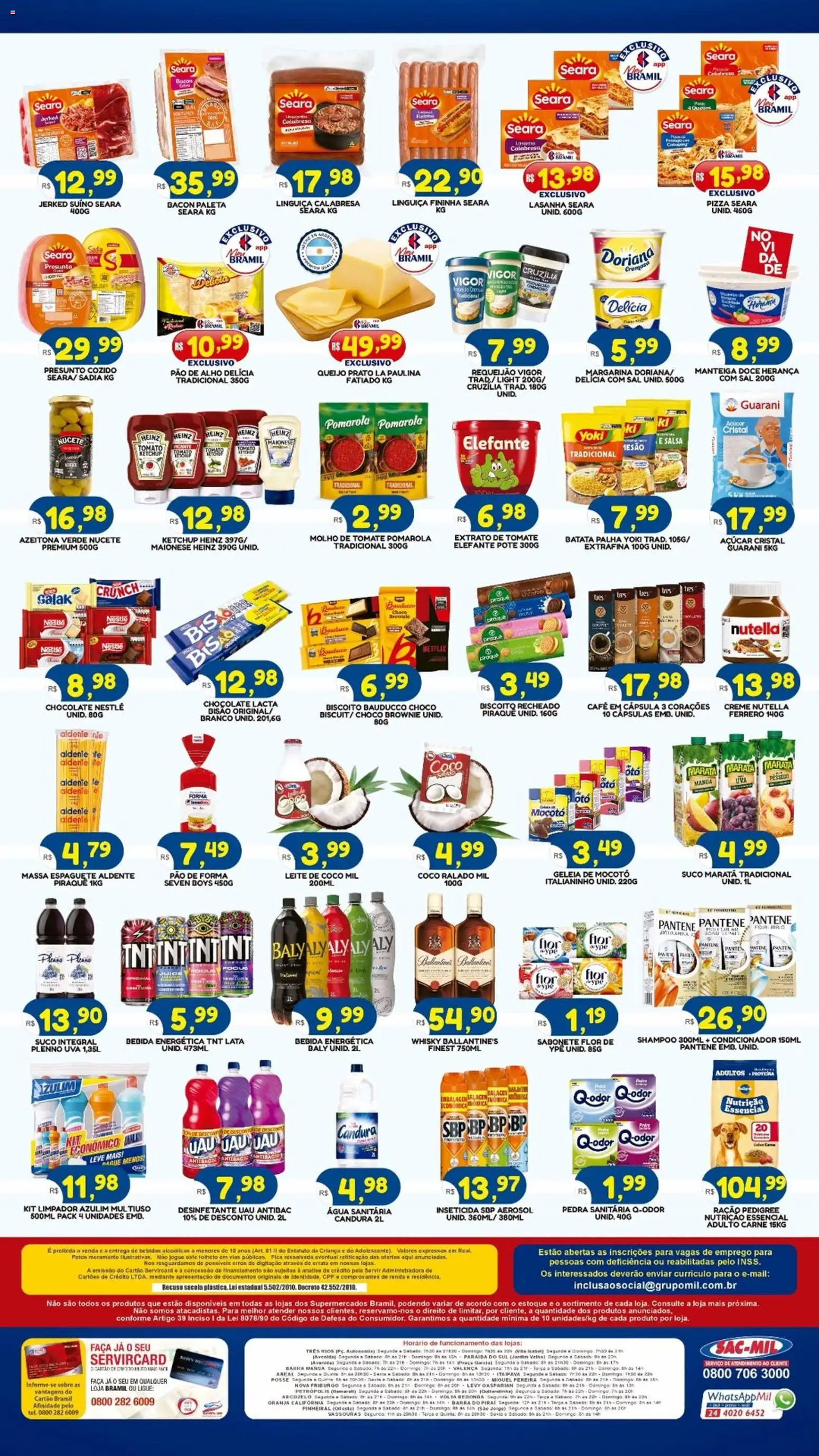 Bramil Supermercados Folheto - válido de 17.04.2026 | Página: 2 | Produtos: Condicionador, Whisky, Lasanha, Batata palha