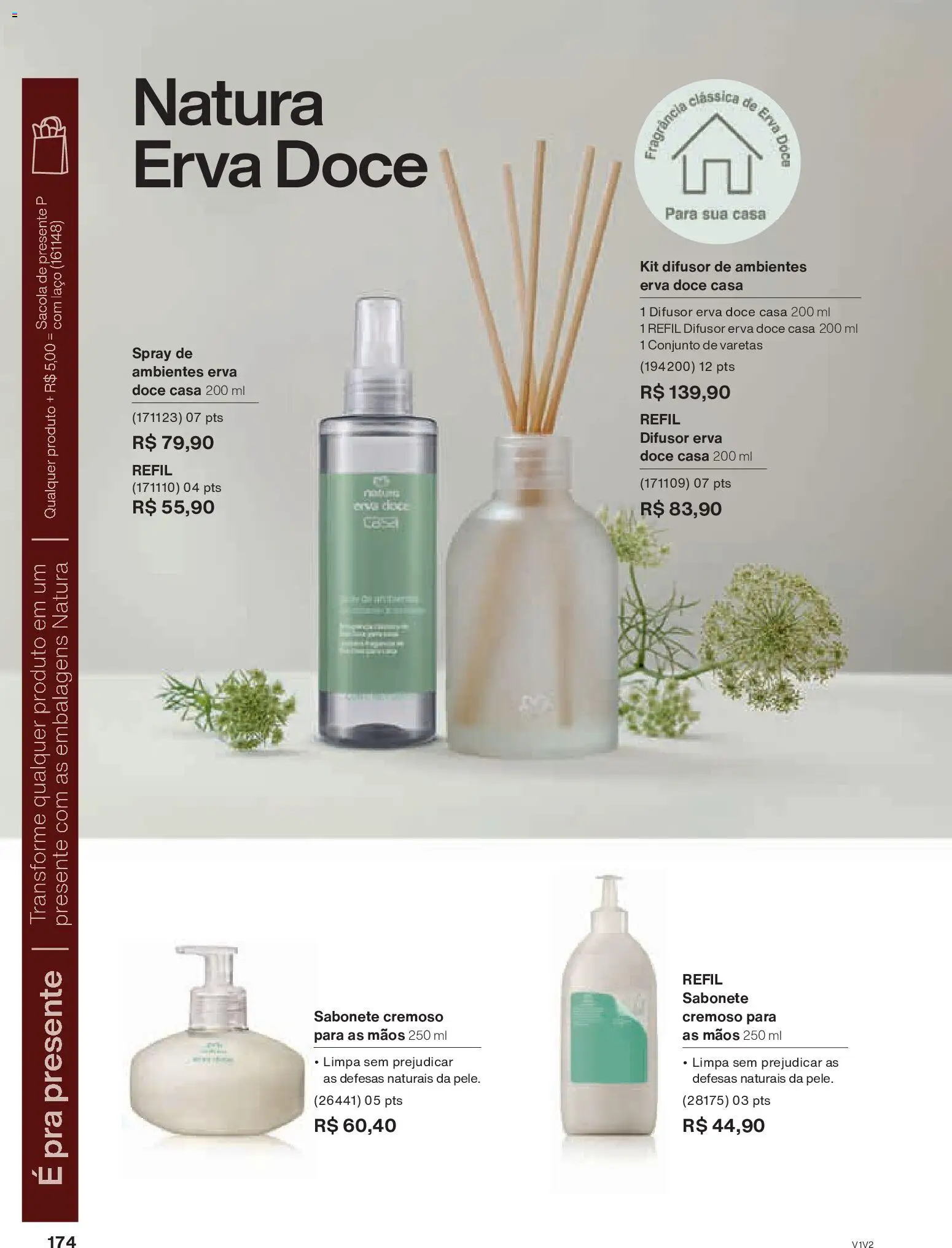 Natura Folheto - válido de 30.10.2025 | Página: 174 | Produtos: Difusor, Fragrância, Sabonete