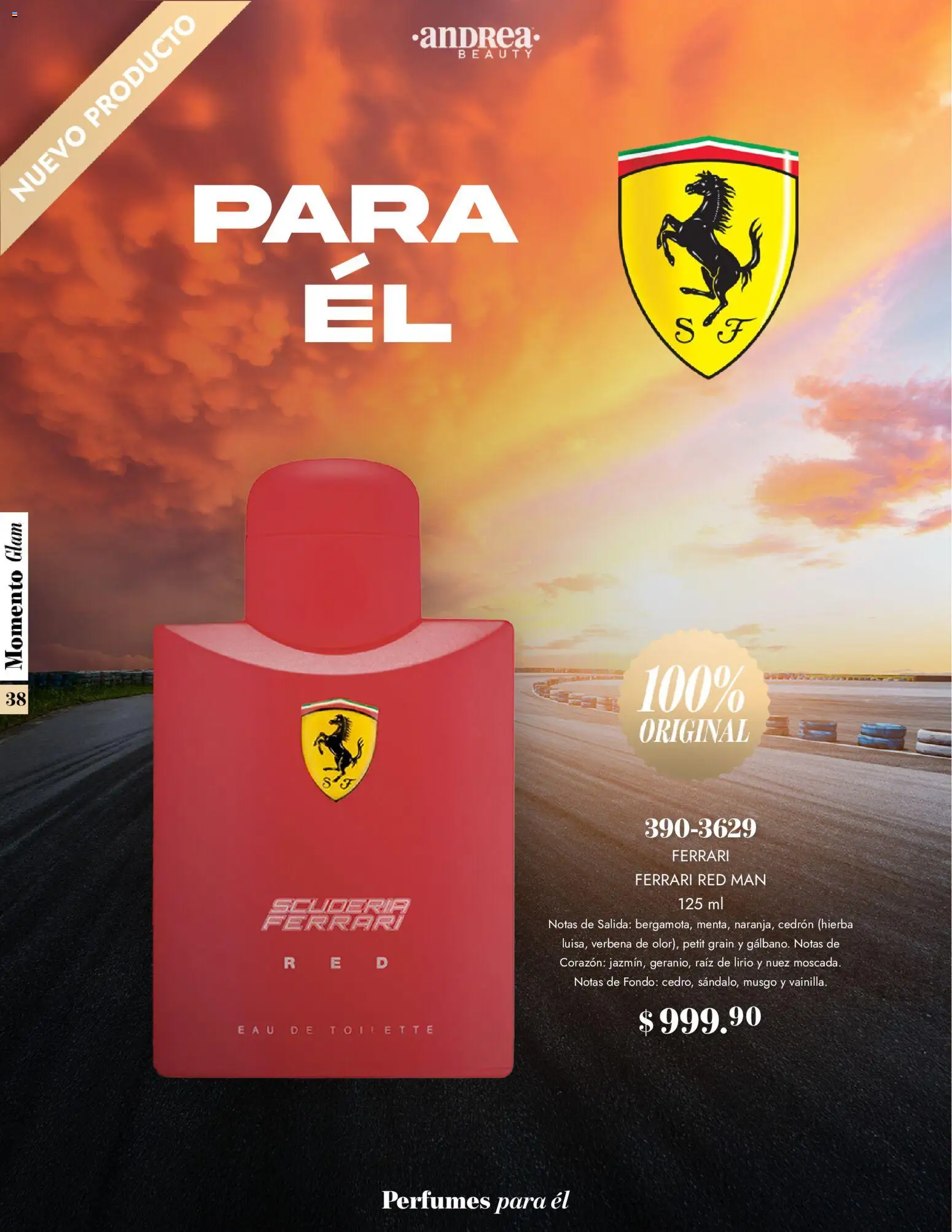 Nuevas ofertas de Andrea válidas en toda la República Mexicana desde el 26.10.2025. ¡Encuentra las mejores ofertas en Andrea catálogo Momento Glam! | Página: 38 | Productos: Nuez, Eau de toilette