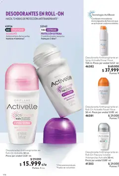 Oriflame - Catálogo 15 -  Vista previa de la revista de la tienda Oriflame valido desde el 25.10.2025 | Página: 114 | Productos: Desodorante, Antitranspirante