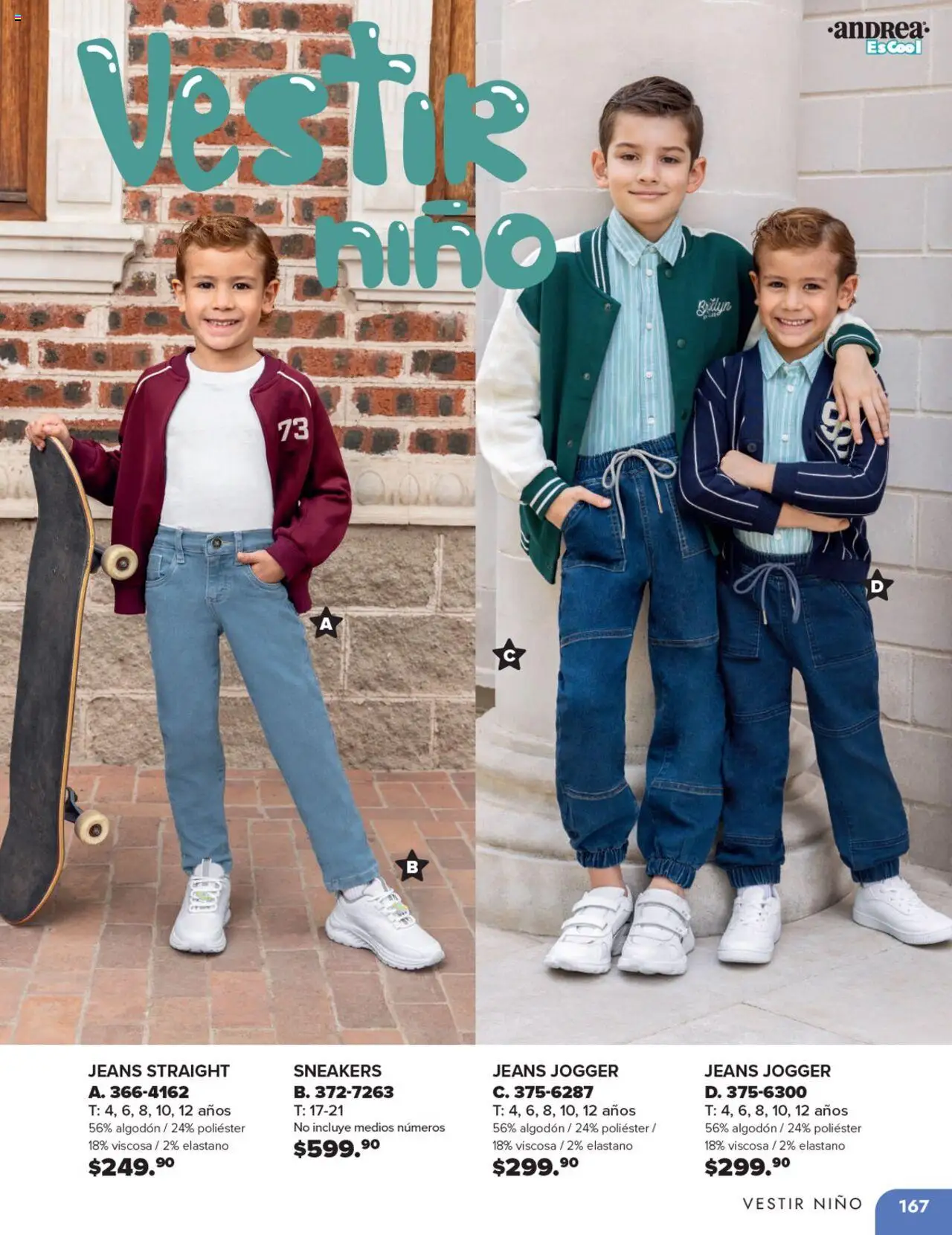 Nuevas ofertas de Andrea válidas en toda la República Mexicana desde el 25.05.2025. ¡Encuentra las mejores ofertas en Andrea catálogo Colegial ! | Página: 167 | Productos: Algodón