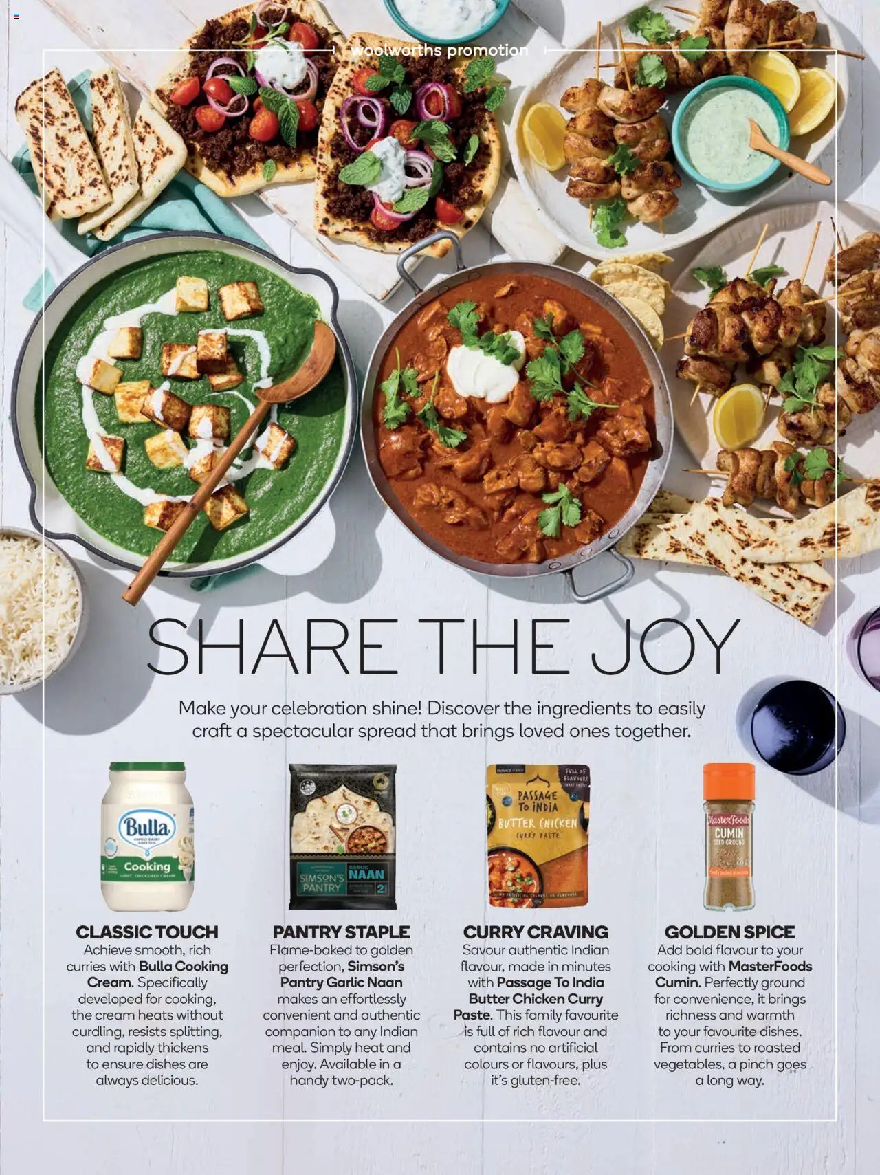 Woolworths catalogue - valid from 01.10.2025 | Page: 57 | Products: Curry, Chicken, Cream, Garlic