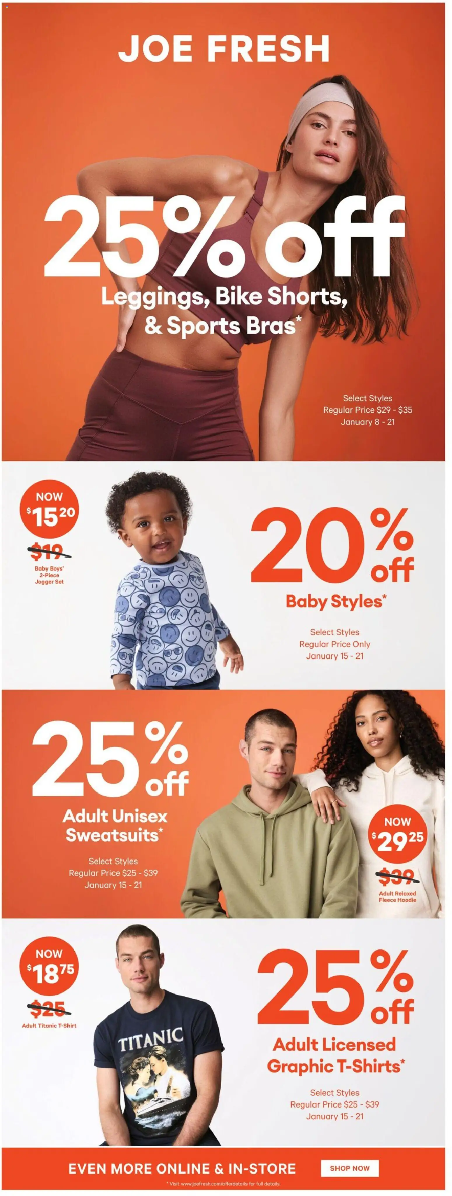 Real Canadian Superstore flyer valid from 15.01.2026 | Page: 33 | Products: Tshirt, Hoodie