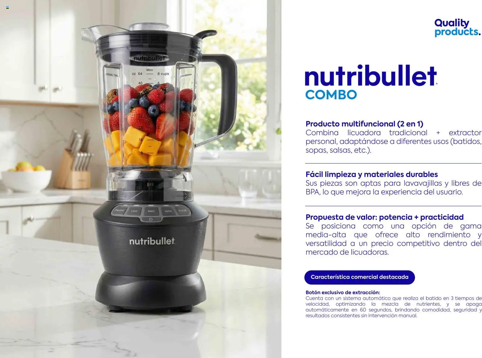 Catálogo Quality Products válido desde 01.04.2026 | Página: 14 | Productos: Lavavajillas, Licuadora