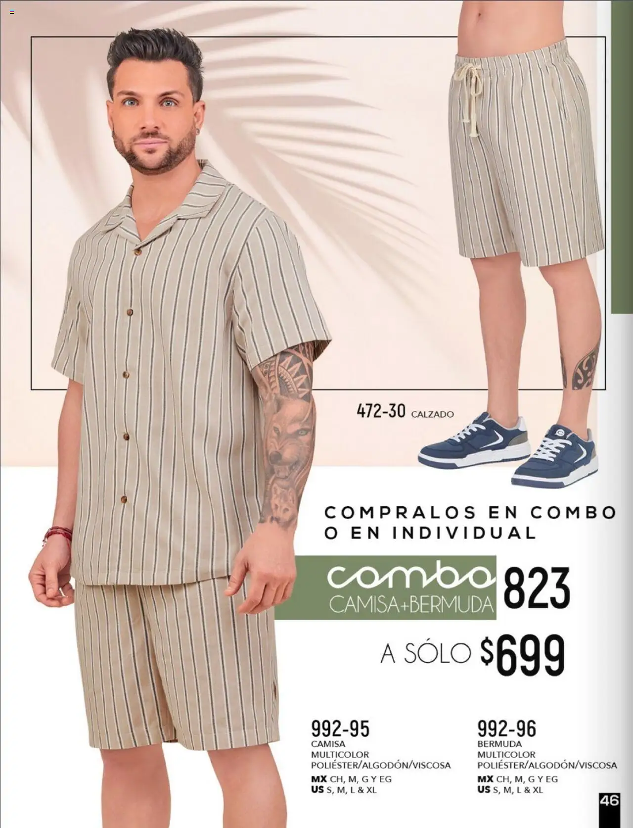 Nuevas ofertas de Cklass válidas en toda la República Mexicana desde el 06.01.2025. ¡Encuentra las mejores ofertas en Cklass catálogo Calzado Caballero! | Página: 56 | Productos: Camisa, Bermuda