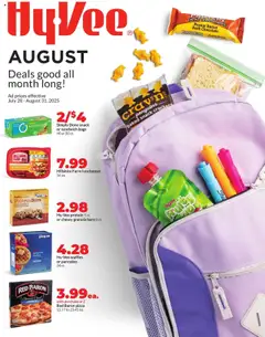 Preview of HyVee weekly ads valid from 28.07.2025