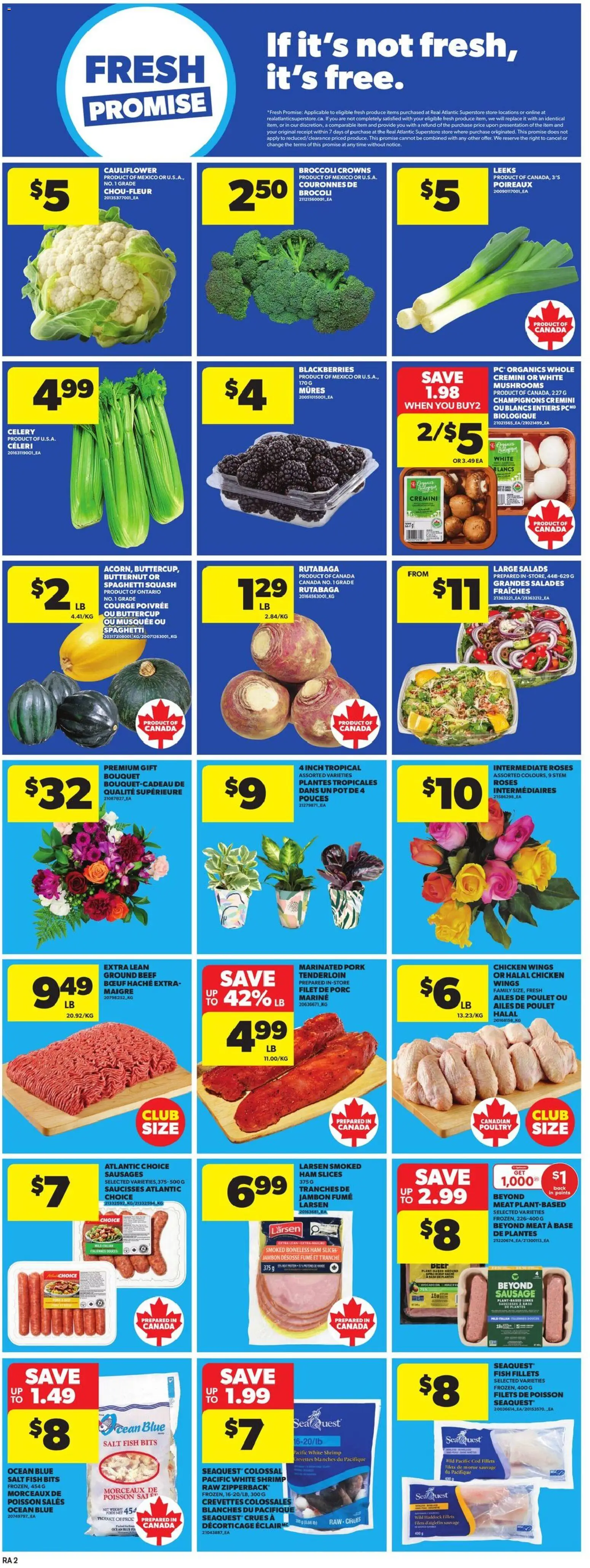 Atlantic Superstore flyer valid from 15.01.2026 | Page: 5 | Products: Fish, Beef, Oil, Chicken