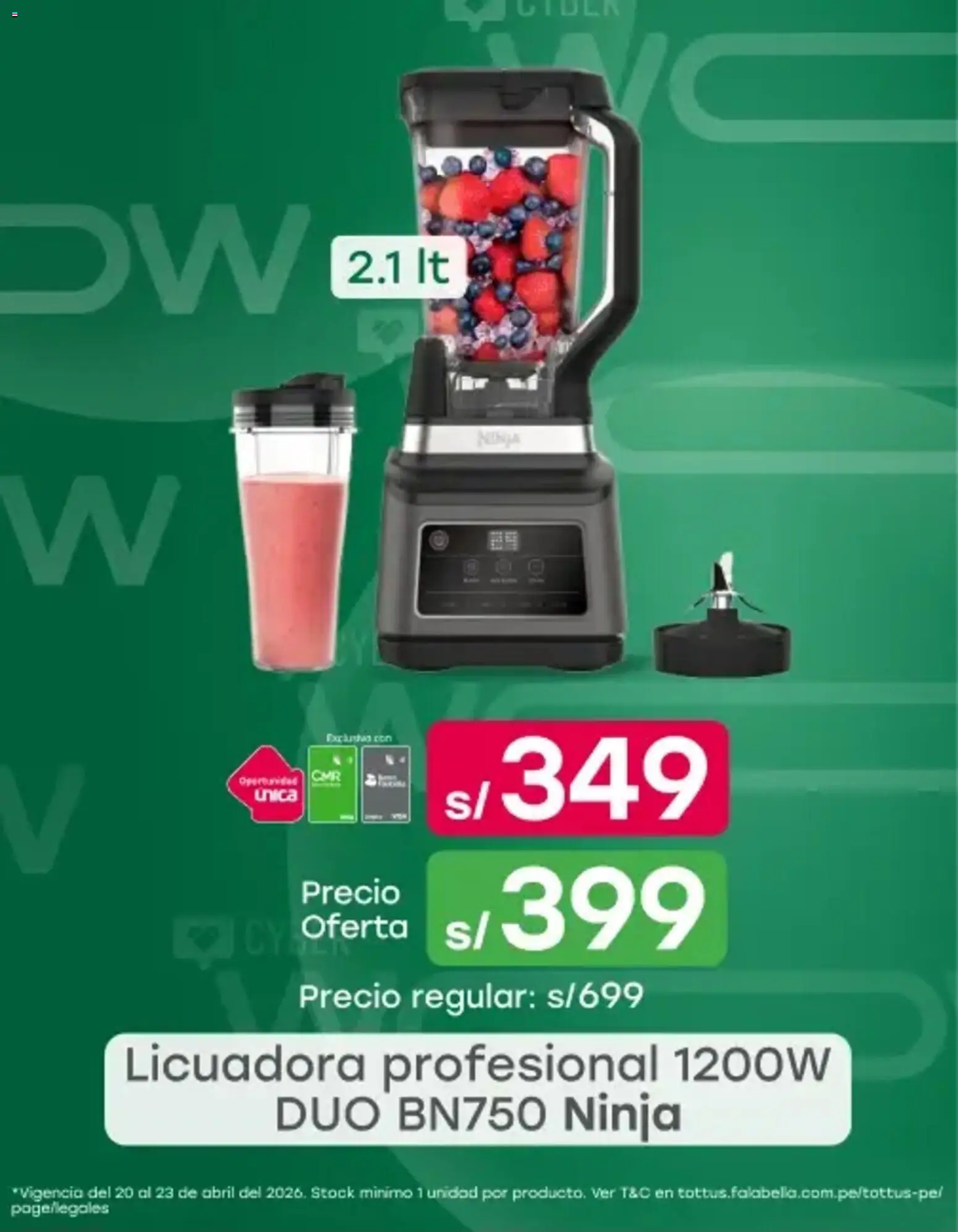 Catálogo Tottus válido desde 20.04.2026 | Página: 4 | Productos: Licuadora
