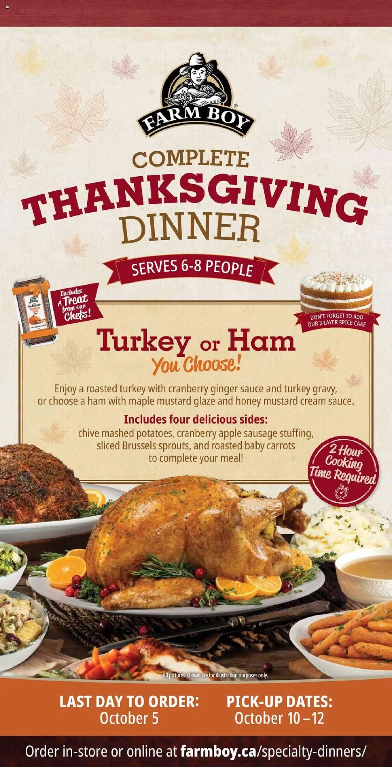 Farm Boy flyer valid from 11.09.2025 | Page: 8 | Products: Cream, Turkey, Ham