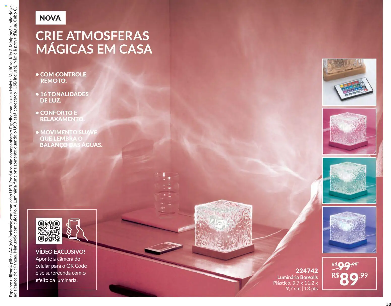 Avon Folheto - válido de 18.02.2026 | Página: 53 | Produtos: Espelho, Luminária, Câmera, Cabo
