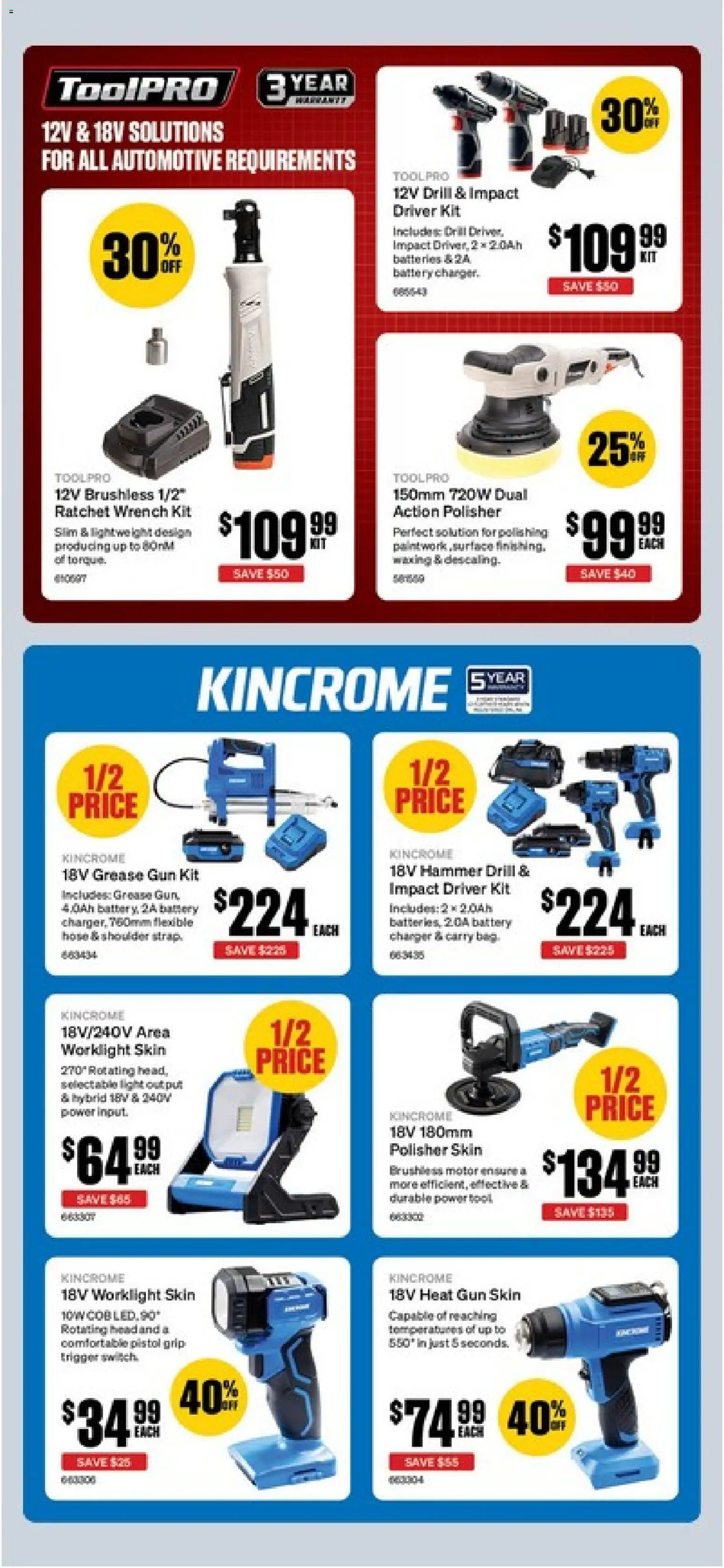 Supercheap Auto catalogue - valid from 22.04.2026 | Page: 17 | Products: Battery, Charger, Light, Batteries