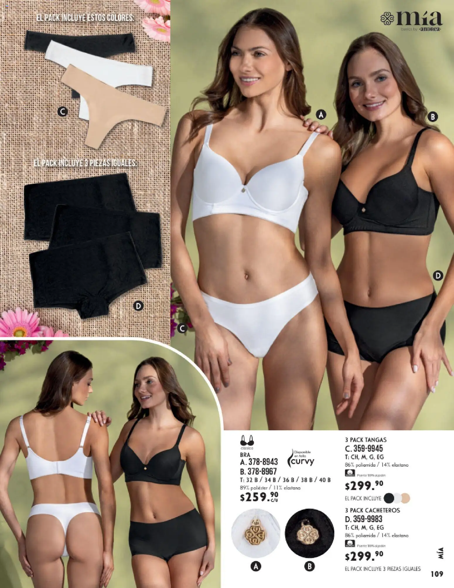 Nuevas ofertas de Andrea válidas en toda la República Mexicana desde el 25.01.2026. ¡Encuentra las mejores ofertas en Andrea catálogo Lencería & vestir interior! | Página: 5 | Productos: Algodón