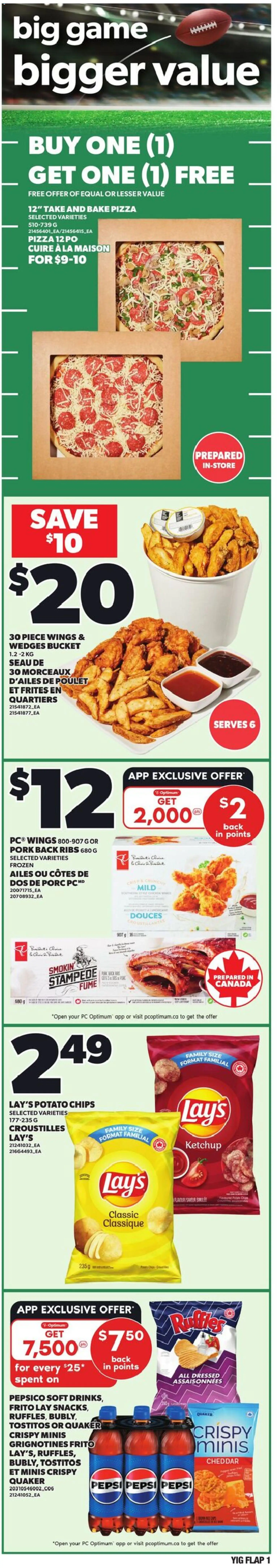 Independent Grocer flyer valid from 05.02.2026 | Page: 1 | Products: Chips, Ketchup, PC, Pizza