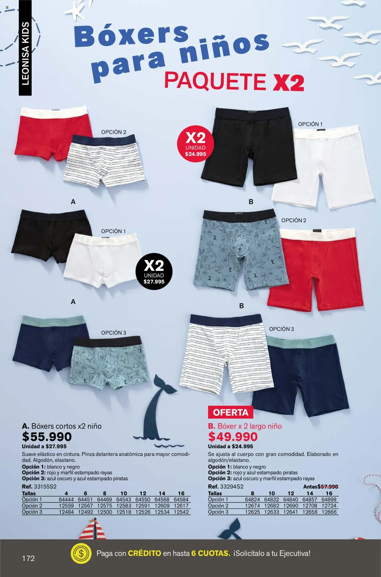 Leonisa revista - valida desde el 04.08.2025 | Página: 172 | Productos: Pinza, Boxers