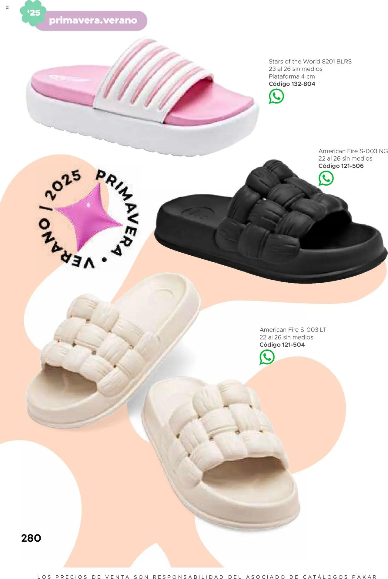 Nuevas ofertas de SC Pakar válidas en toda la República Mexicana desde el 31.01.2025. ¡Encuentra las mejores ofertas en SC Pakar catálogo Primavera Verano! | Página: 280