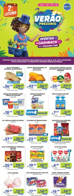 Encarte Prezunic - Pré-Visualização do folheto da loja Prezunic, válido de 09.02.2026