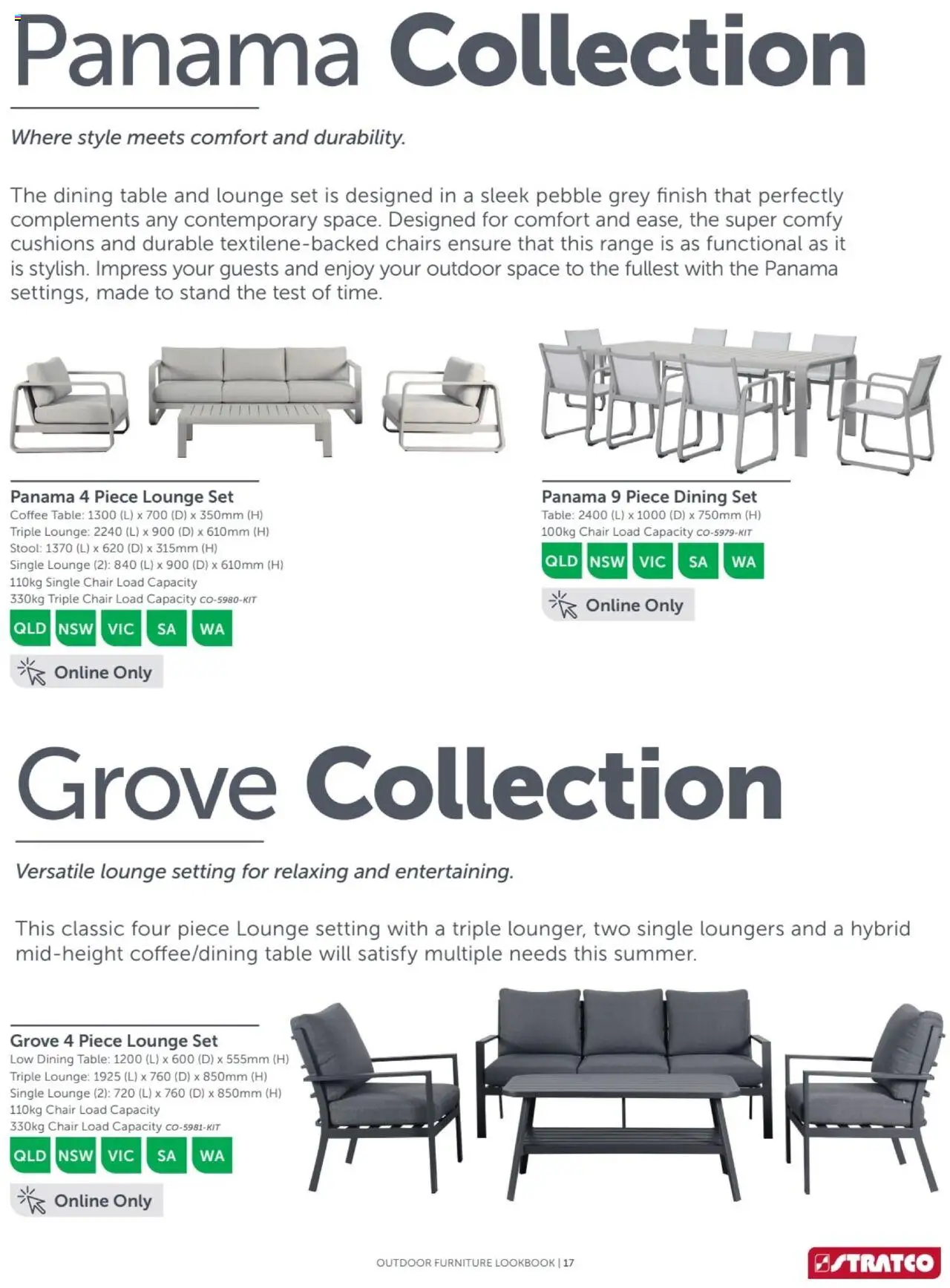 Stratco catalogue - valid from 18.09.2024 | Page: 17 | Products: Table, Stool, Coffee, Outdoor furniture