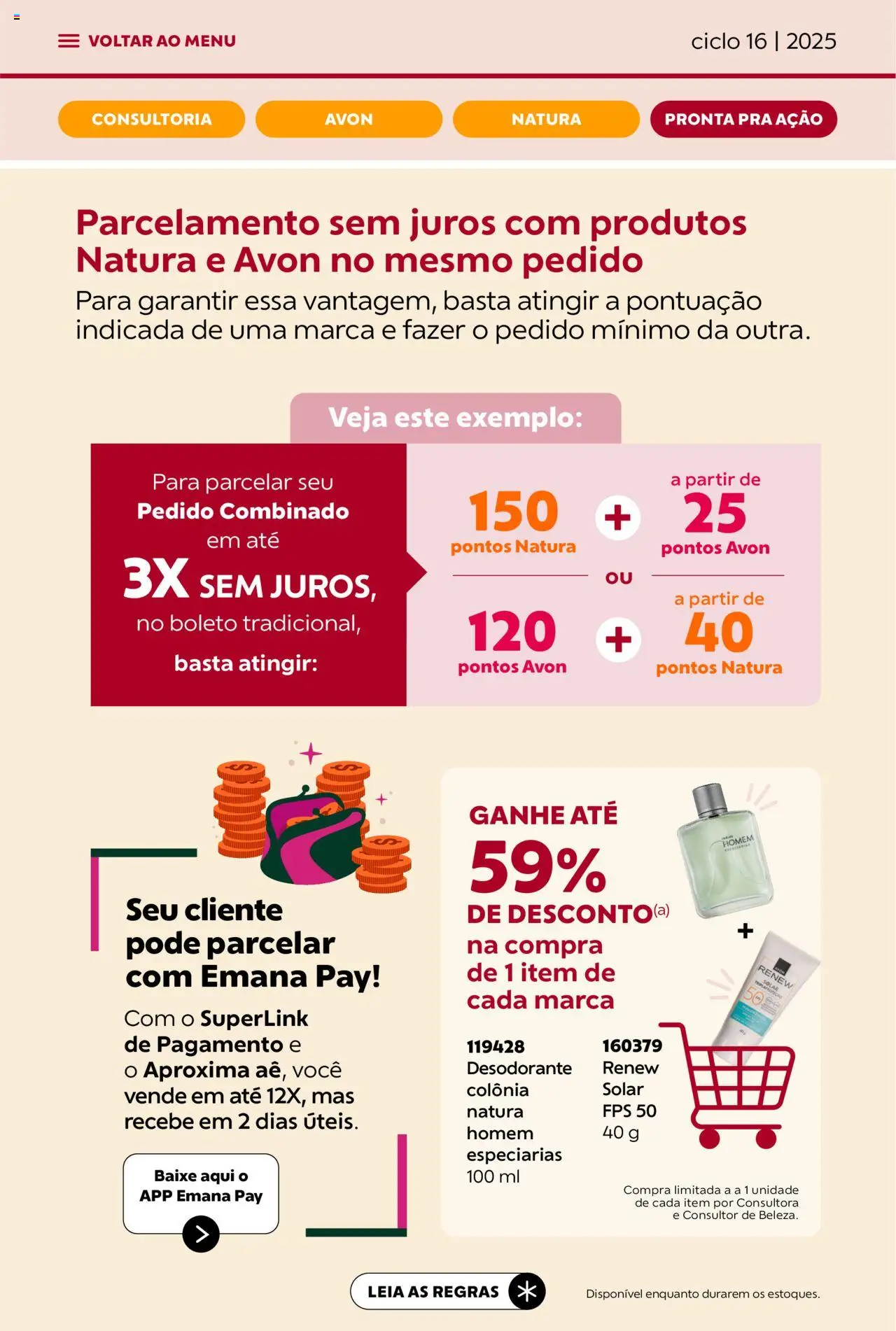 Avon Folheto - válido de 26.09.2025 | Página: 98 | Produtos: Desodorante