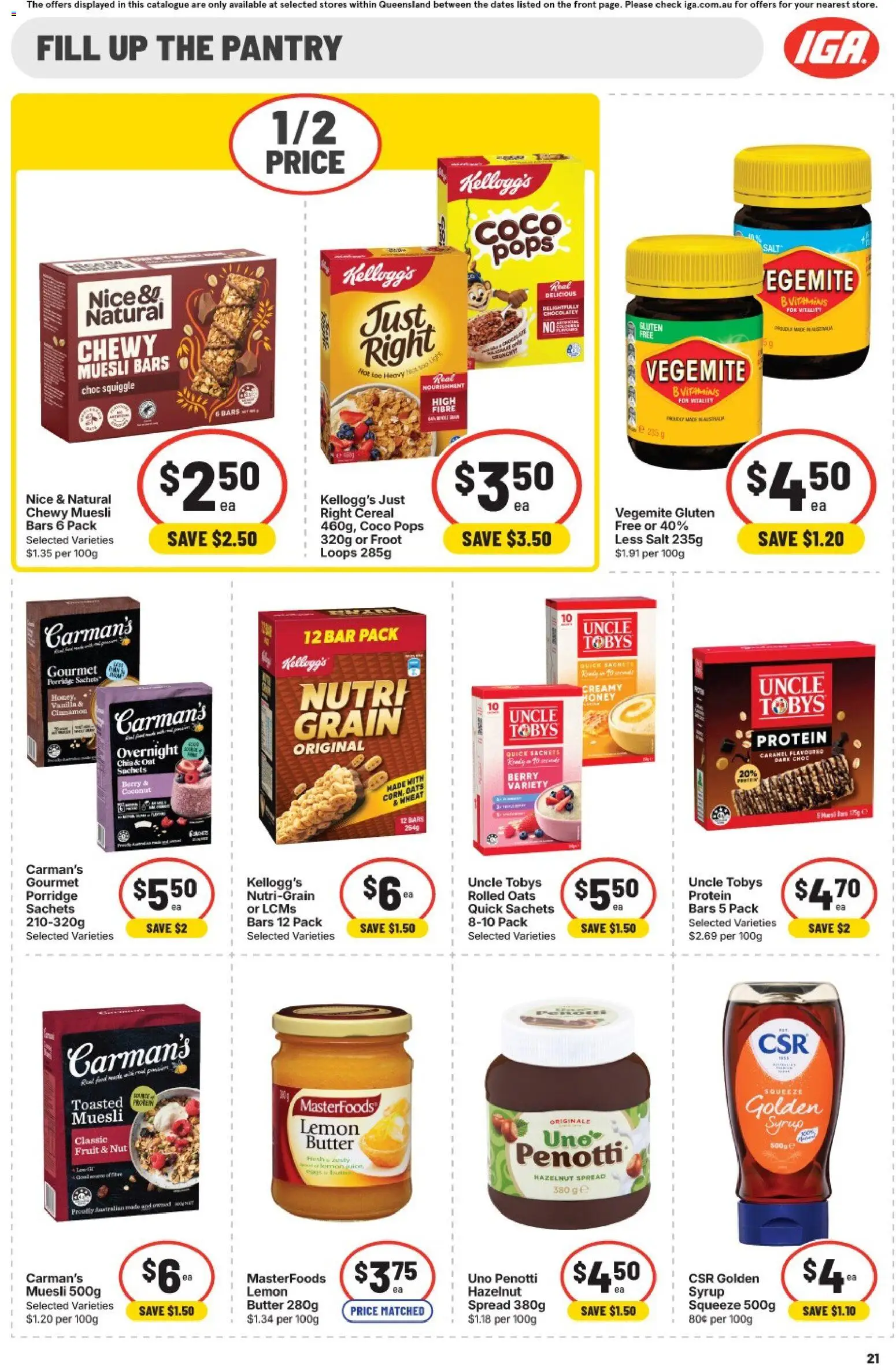 IGA catalogue - valid from 22.04.2026 | Page: 17 | Products: Energy drink, Lemon, Peach, Raspberry