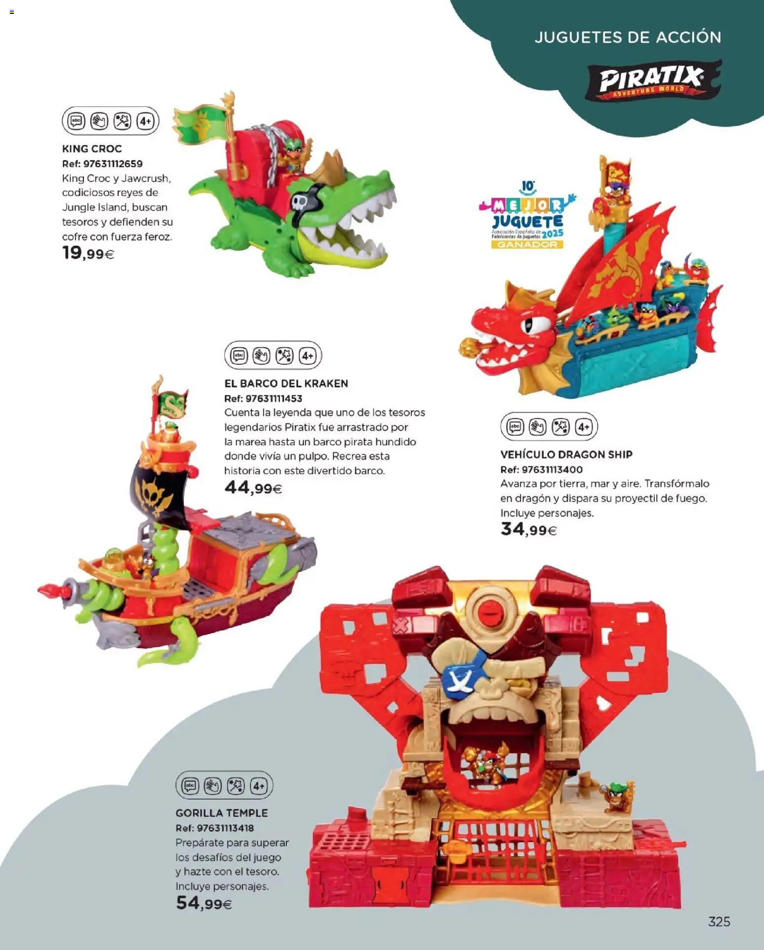 Nuevas ofertas de El Corte Inglés válidas en toda la República Mexicana desde el 27.10.2025. ¡Encuentra las mejores ofertas en El Corte Inglés catálogo Juguetes! | Página: 325 | Productos: Juego