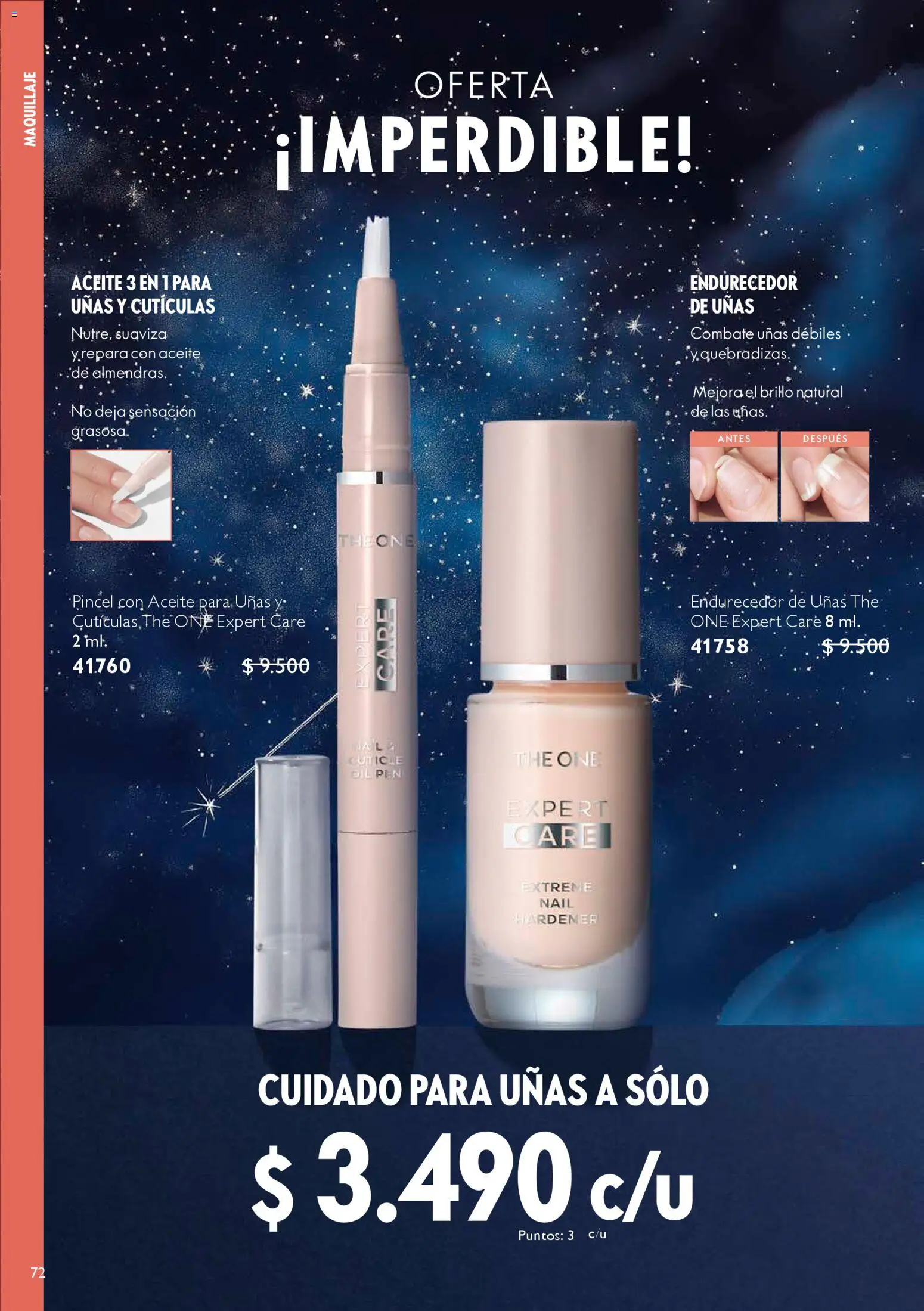 Oriflame catálogo │ válido desde el 06.12.2025 | Página: 72 | Productos: Brillo, Maquillaje, Aceite, Pincel