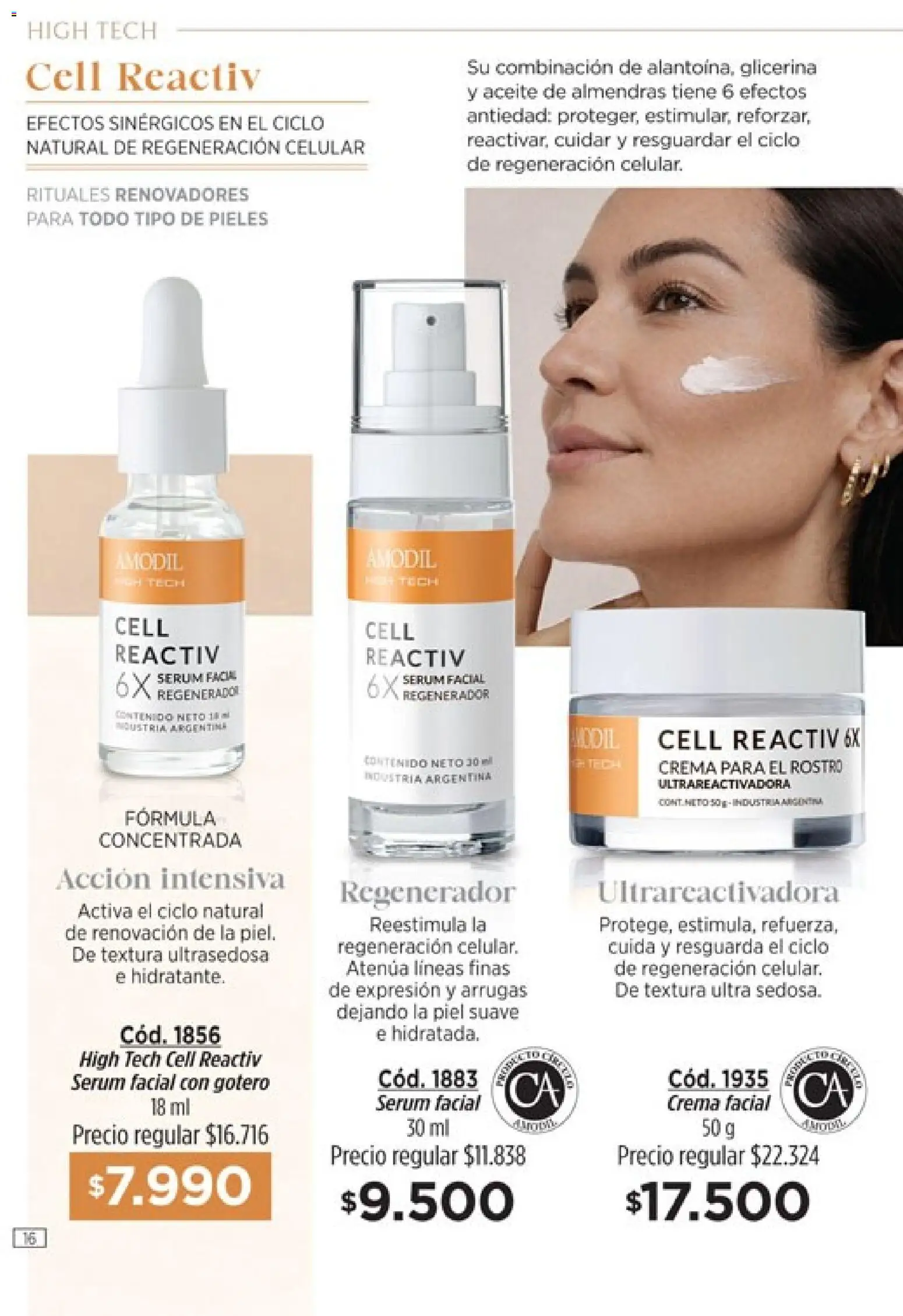 modil - Campaña 7 │ válido desde el 20.03.2026 | Página: 16 | Productos: Almendras, Aceite, Serum, Crema