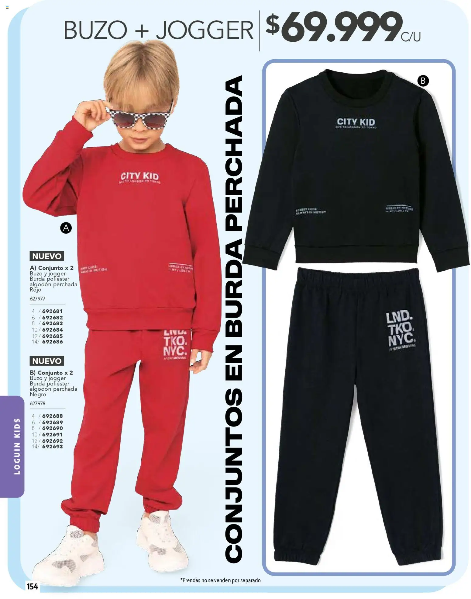 Carmel revista - valida desde el 01.02.2026 | Página: 154 | Productos: Algodón, Buzo, Conjunto