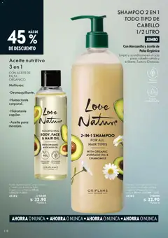 Vista previa de folleto Oriflame catálogo - Campaña 5 de la Oriflame válido desde 28.03.2026 | Página: 110 | Productos: Shampoo, Aceite