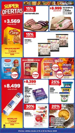 Vista previa Makro ofertas válido desde el 19.03.2026 | Página: 2 | Productos: Caja, Queso crema, Pizza, Crema