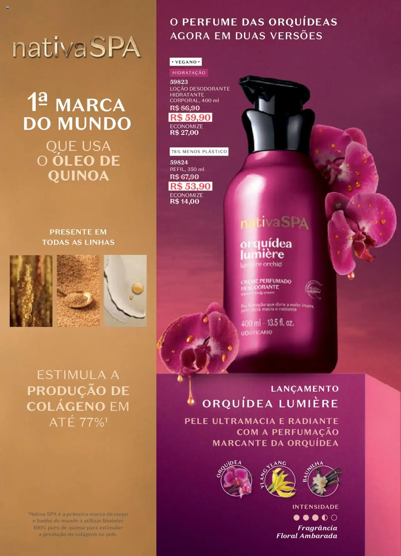 O Boticário Folheto - válido de 13.10.2025 | Página: 16 | Produtos: Quinoa, Perfume, Desodorante, Óleo