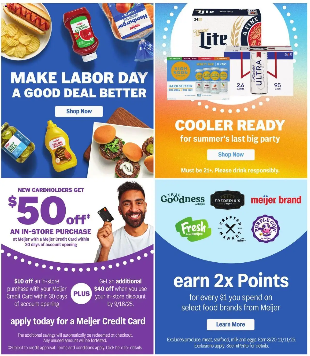 Meijer Weekly Ad - valid from 17.08.2025 | Page: 47 | Products: Pineapple, Ketchup, Vodka, Watermelon
