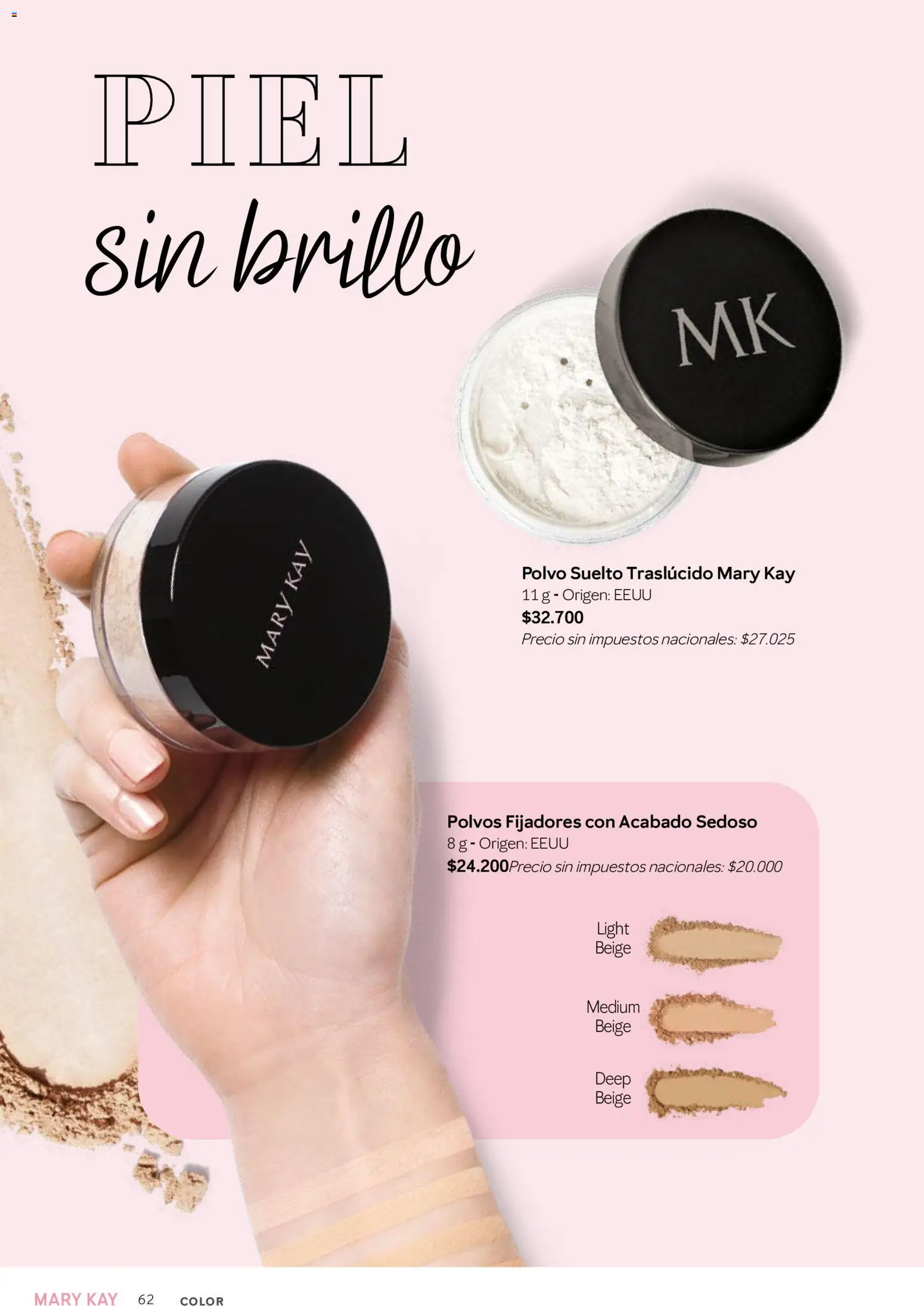 Mary Kay catálogo │ válido desde el 03.12.2025 | Página: 62 | Productos: Polvo, Brillo