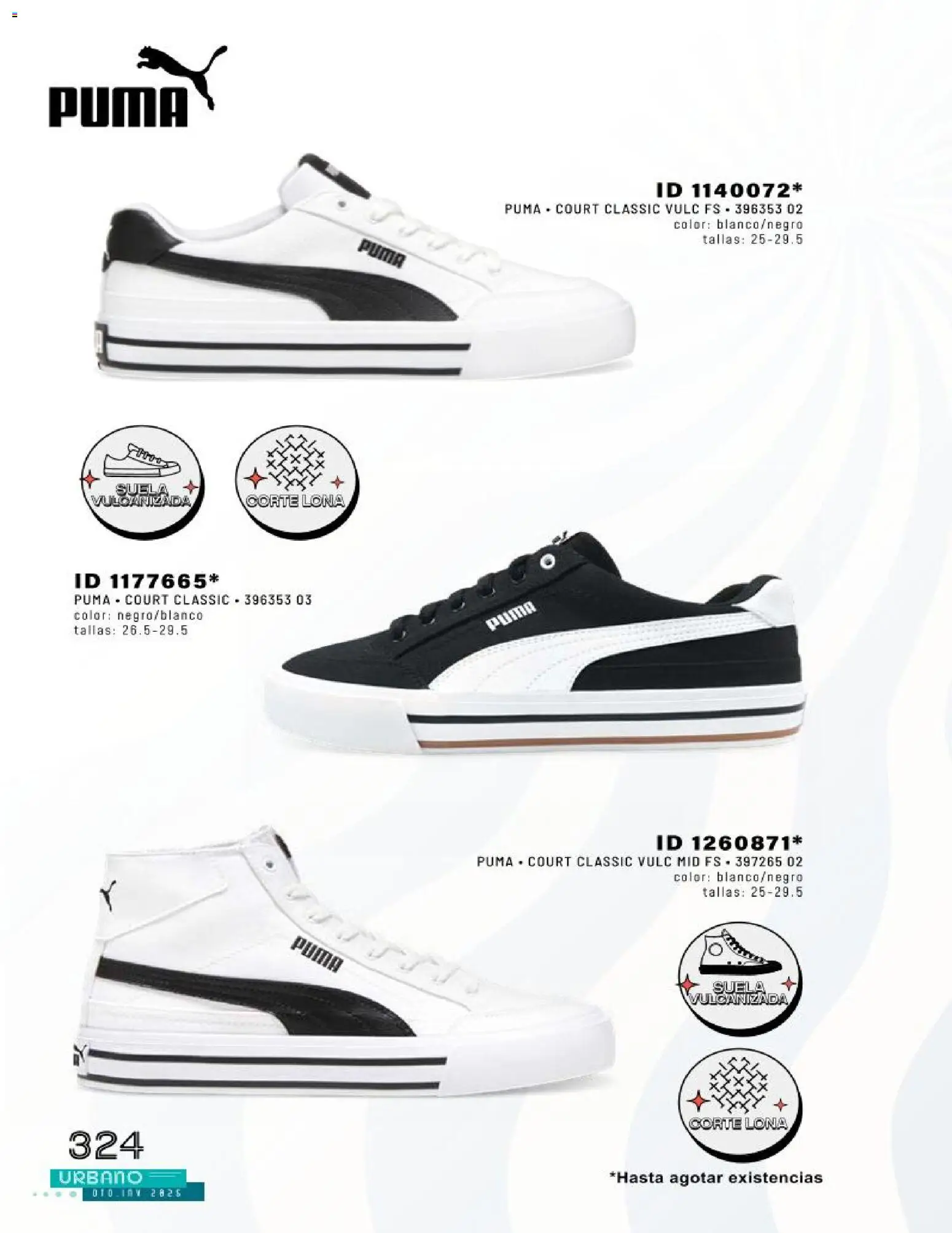 Nuevas ofertas de Price Shoes válidas en toda la República Mexicana desde el 04.12.2025. ¡Encuentra las mejores ofertas en Price Shoes catálogo Urbano! | Página: 324 | Productos: Lona