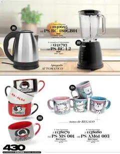 Vista previa de Price Shoes catálogo Accesorios, nuevo folleto de la tienda, válido en México a partir del 03.11.2025 | Página: 430 | Productos: Taza, Tetera, Tetera eléctrica, Cocina