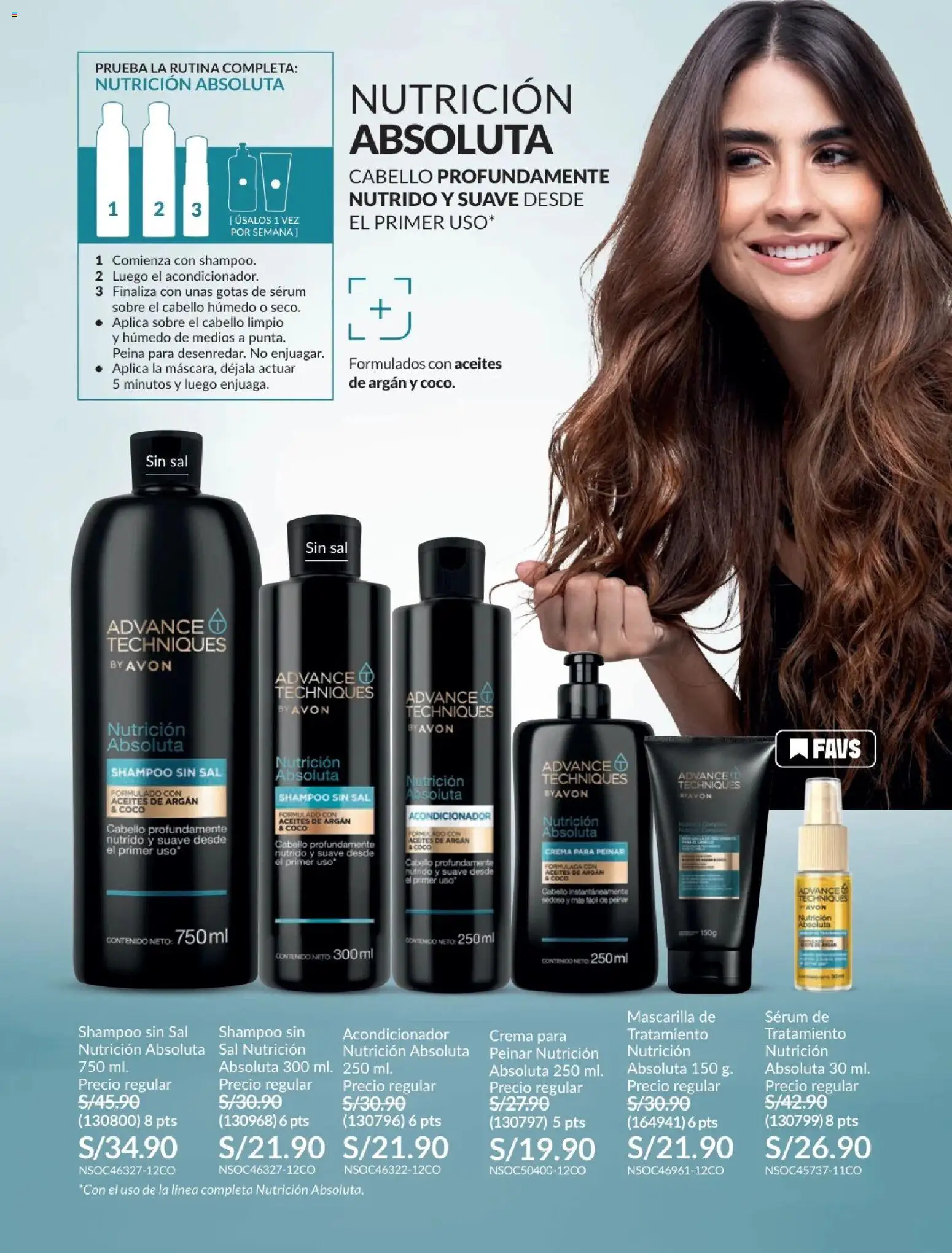 Catálogo Avon válido desde 21.04.2026 | Página: 176 | Productos: Shampoo, Acondicionador, Crema