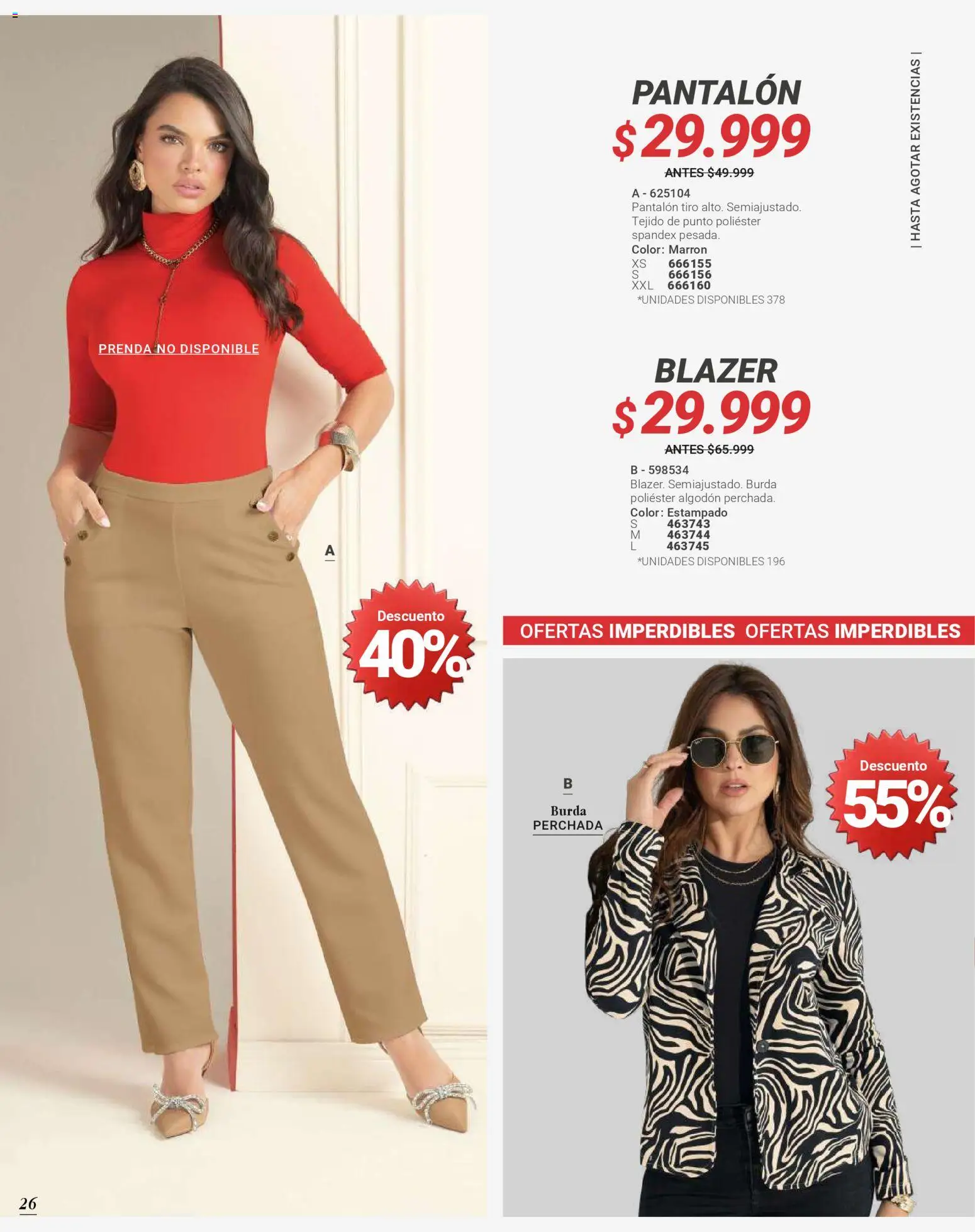 Carmel revista - valida desde el 01.05.2026 | Página: 214 | Productos: Algodón, Blazer