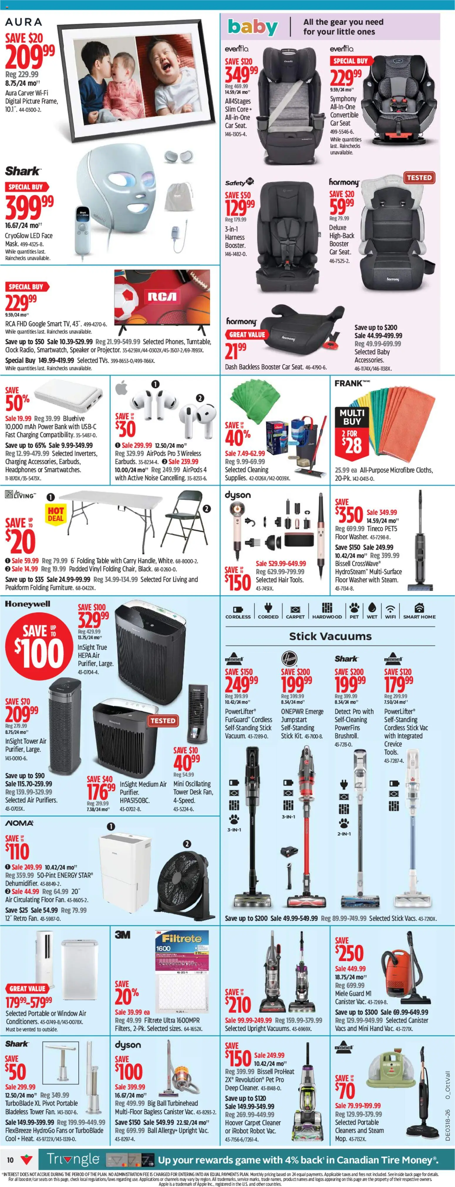 Canadian Tire flyer valid from 30.04.2026 | Page: 10 | Products: Headphones, Game, Speaker, Table