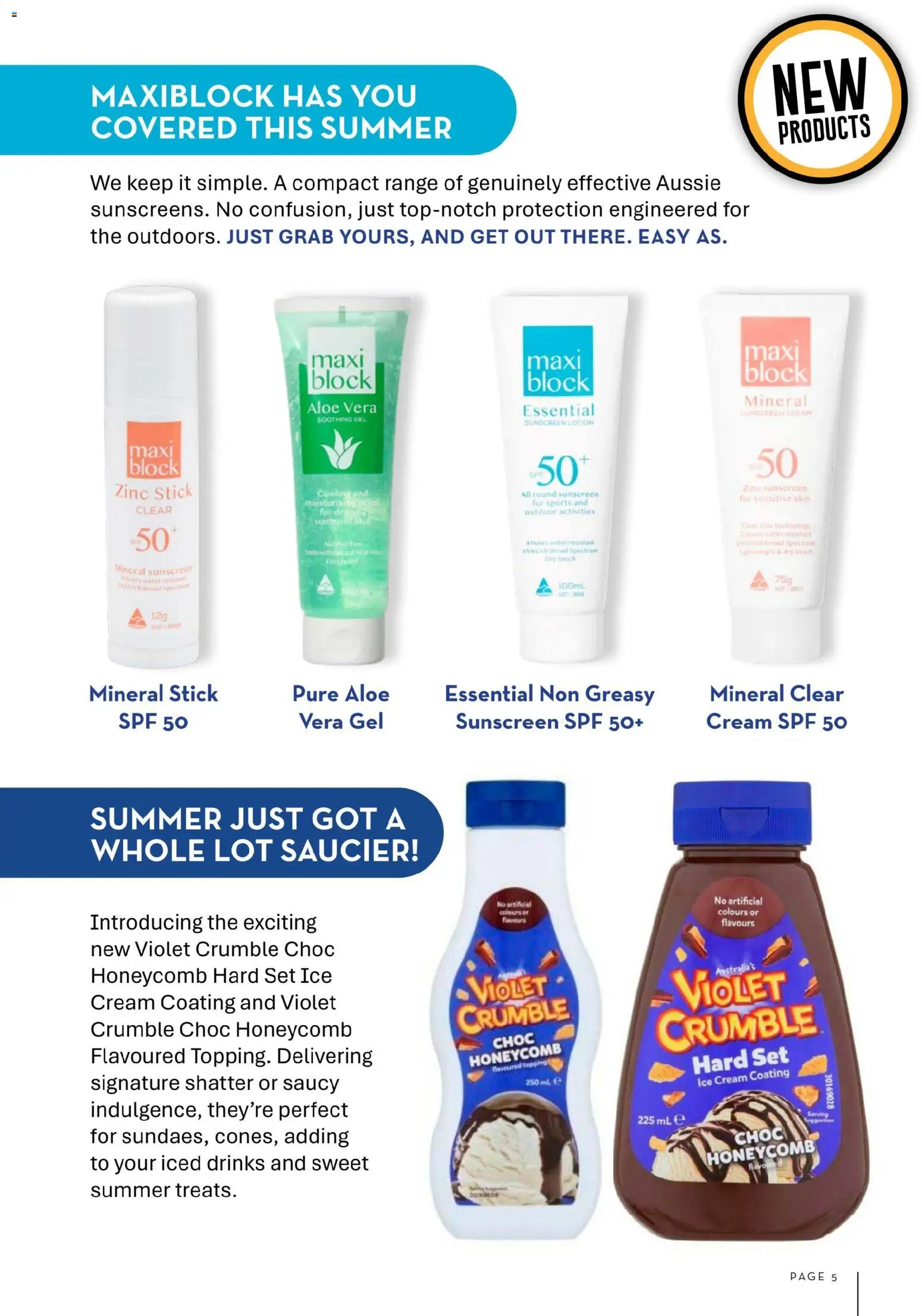Drakes catalogue - valid from 01.01.2026 | Page: 5 | Products: Cream, Ice cream, Sensitive skin, Zinc
